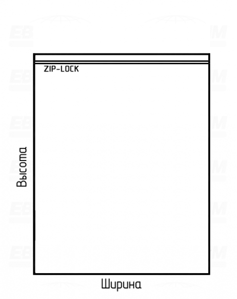 Пакет ПВД 60мкм 150x210мм Zip-Lock Пакет ПВД 60мкм 150x210мм Zip-Lock