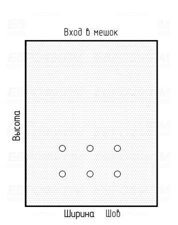 Мешок ПСД 80мкм 490x830мм пробивные отверстия с микроперфорацией Мешок ПСД 80мкм 490x830мм пробивные отверстия с микроперфорацией