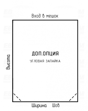 Мешок ПВД 140мкм 470x900мм фальцы 180+180мм пробивные отверстия Мешок ПВД 140мкм 470x900мм фальцы 180+180мм пробивные отверстия