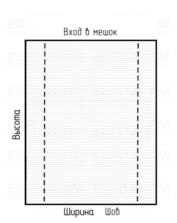 Мешок ПСД 90мкм 420x1200мм фальцы 150+150мм с микроперфорацией Мешок ПСД 90мкм 420x1200мм фальцы 150+150мм с микроперфорацией